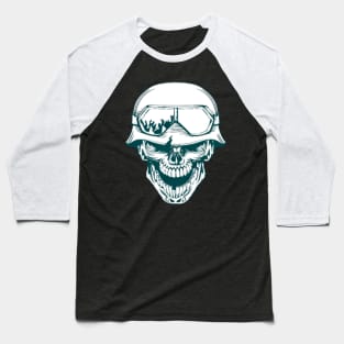 Niche Skull Island Mod Art  Calabera Militar Baseball T-Shirt